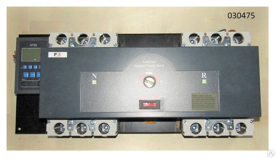 Реверсивный рубильник с логическим контроллером SHIQ5-D1 3P 630A/Automatic Transfer Switch (with controller)