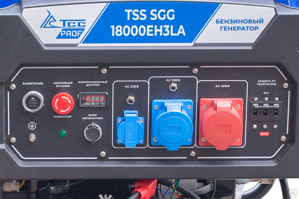 Бензогенератор TSS SGG 18000EH3LA 5