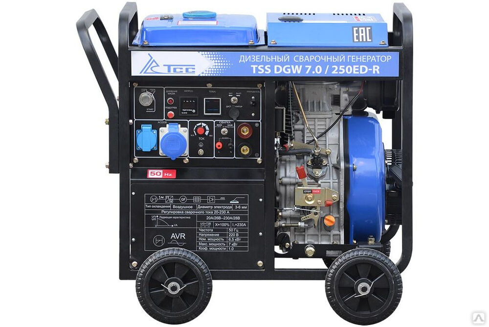 Инверторный дизельный сварочный генератор TSS DGW 7.0/250ED-R 2
