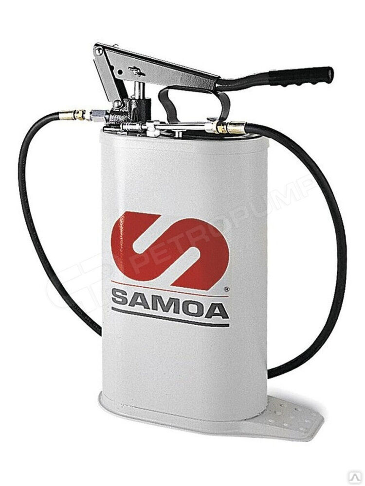 Насос с овальной емкостью для консистентной смазки объемом 16 л с регулируемым давлением SAMOA