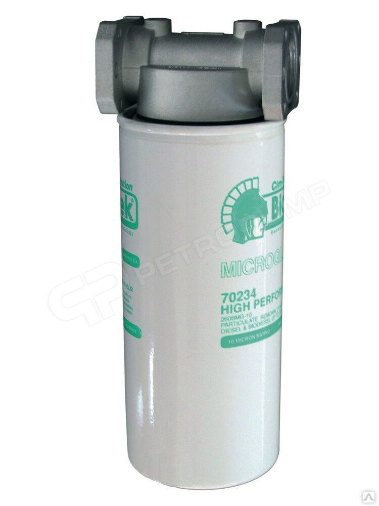 Фильтр для очистки топлива и биоДТ от мех.примесей и воды, 10 мк, 200 ß, 70 л/мин PIUSI