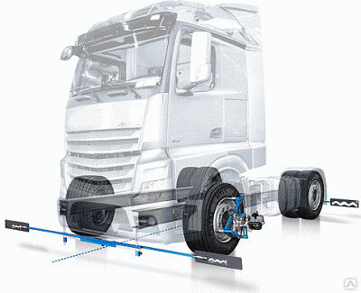 Стенд "сход-развал" электронный для грузовых автомобилей TruckCam ТС-2044-P MB