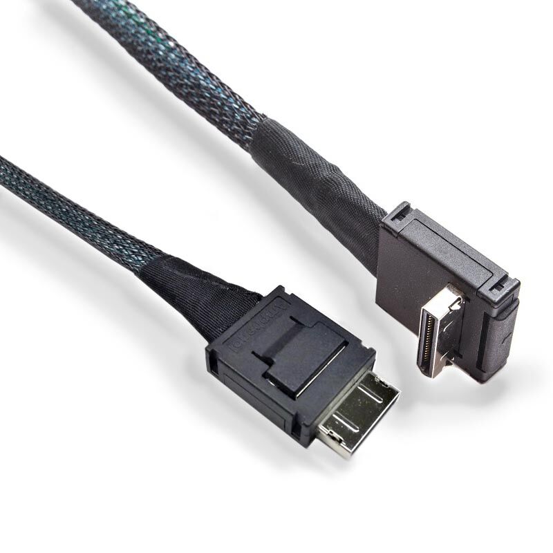 Интерфейсный кабель Intel Интерфейсный кабель Intel AXXCBL800CVCR Вилки кабеля SFF8611 Длина кабеля 0.8м.