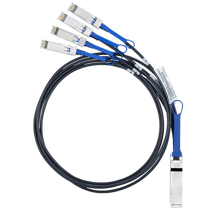 Интерфейсный кабель Mellanox Интерфейсный кабель Mellanox MC2609130-001 Вилки кабеля QSFP,SFP+ Длина кабеля 1м.
