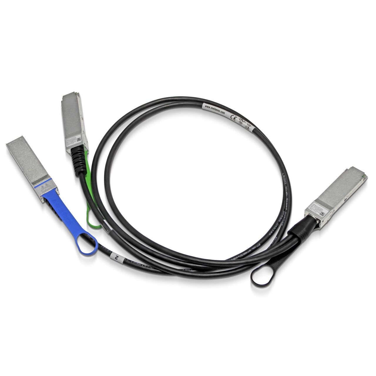 Интерфейсный кабель Mellanox Интерфейсный кабель Mellanox MCP7H50-H001R30 Вилки кабеля 200Gb/s QSFP56,100Gb/s QSFP56 Дли