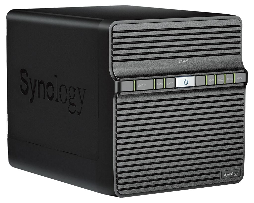 Сетевое хранилище Synology Synology DS420+ DS423 настольный 4шт. 2.5",3.5" SATA III 72TB Basic,RAID 0,RAID 1,RAID 10,RAI