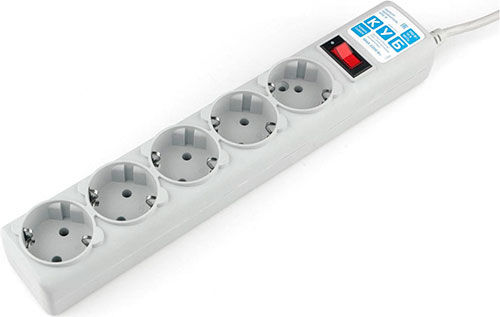 Сетевой фильтр PowerCube B, 3 м, 5 розеток, серый (SPG-B-10) B 3 м 5 розеток серый (SPG-B-10)