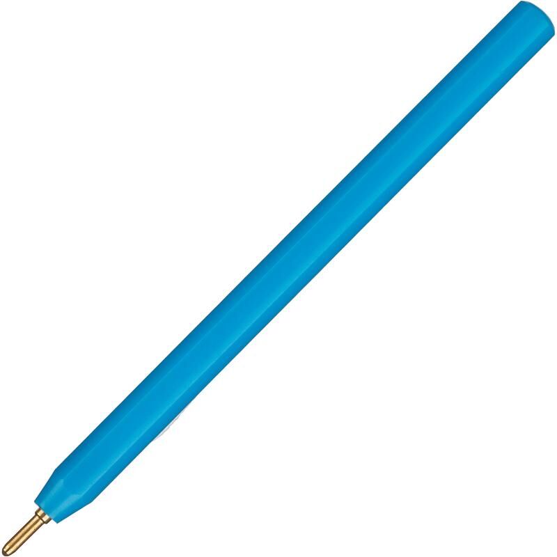 Мини-ручка шариковая неавтоматическая Attache Economy синяя (толщина линии 0.7, длина ручки 9.38 см)