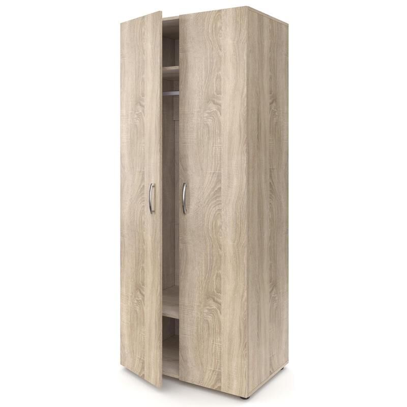 Шкаф для одежды глубокий (дуб сонома, 800х520х1950 мм) NoName