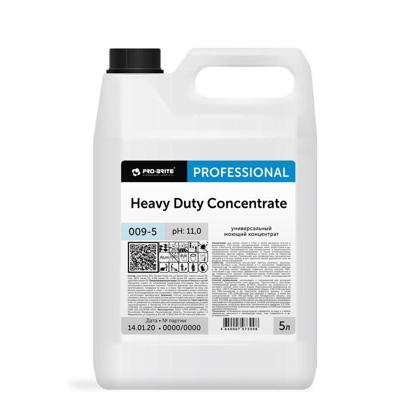 Моющее средство универсальное Pro-Brite Heavy Duty Concentrate 5 л (концентрат)