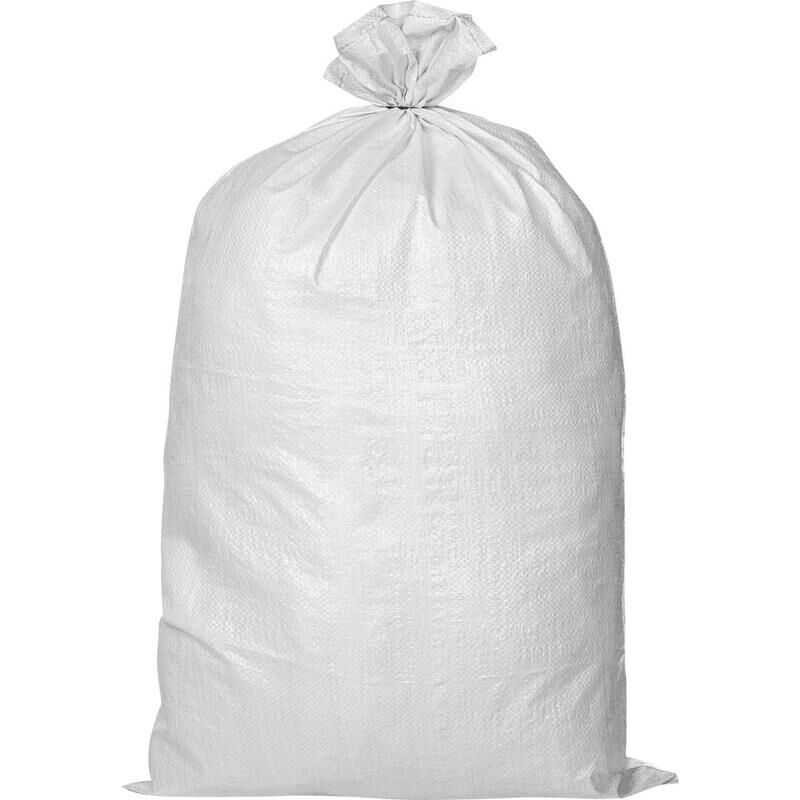 Мешок полипропиленовый высший сорт с вкладышем белый 56x96 см (100 штук в упаковке) NoName