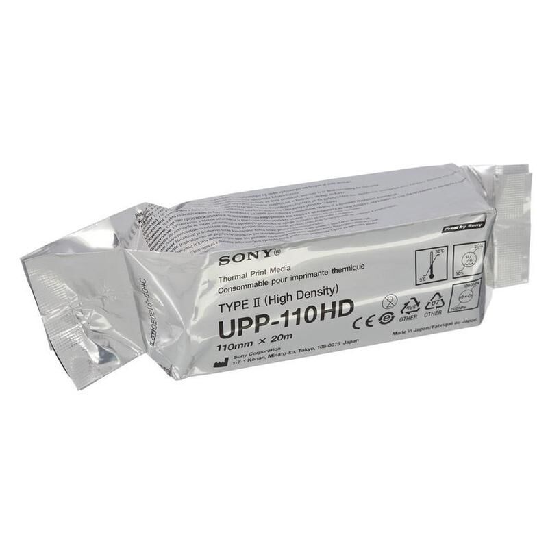 Бумага для узи UPP-110HD Sony 110 мм х 20 м (Original, 10 штук в упаковке)