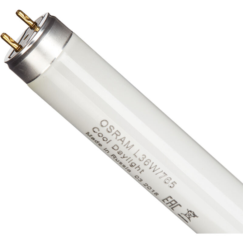 Лампа люминесцентная Osram L36W/765 36 Вт G13 T8 6500 K (25 штук в упаковке, 4008321959836)