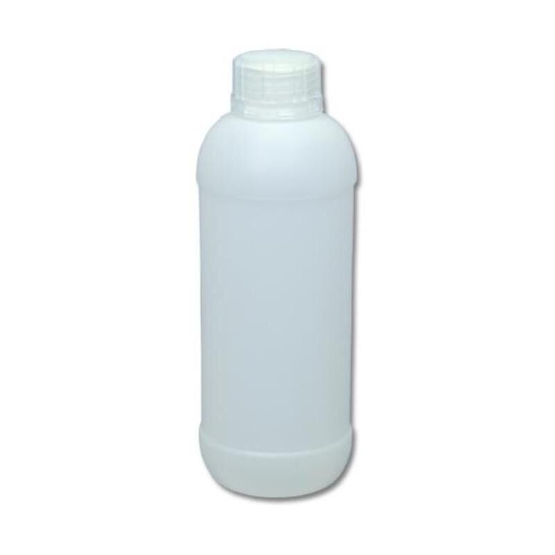 Бутылка пластиковая 85х85х235 мм 1 л белая с крышкой NoName