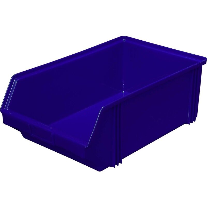 Ящик (лоток) универсальный полипропиленовый 500x310x183 мм синий морозостойкий NoName