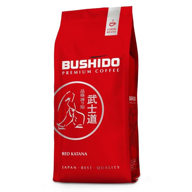 Кофе в зернах Bushido Red Katana 100% арабика 1 кг