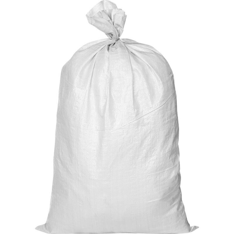 Мешок полипропиленовый первый сорт белый 70x120 см (100 штук в упаковке) NoName