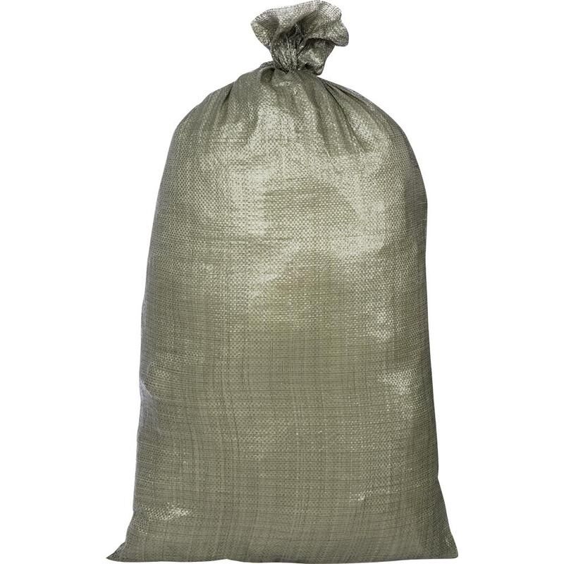 Мешок полипропиленовый второй сорт зеленый 55x95 см (100 штук в упаковке) NoName