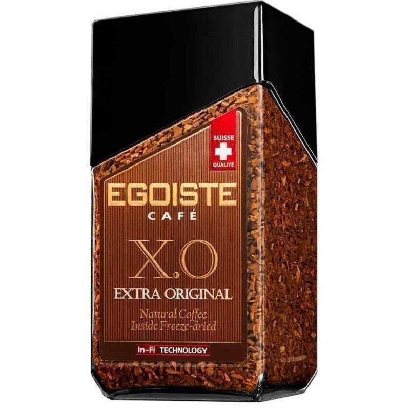 Кофе растворимый Egoiste Extra Original 100 г (стеклянная банка)