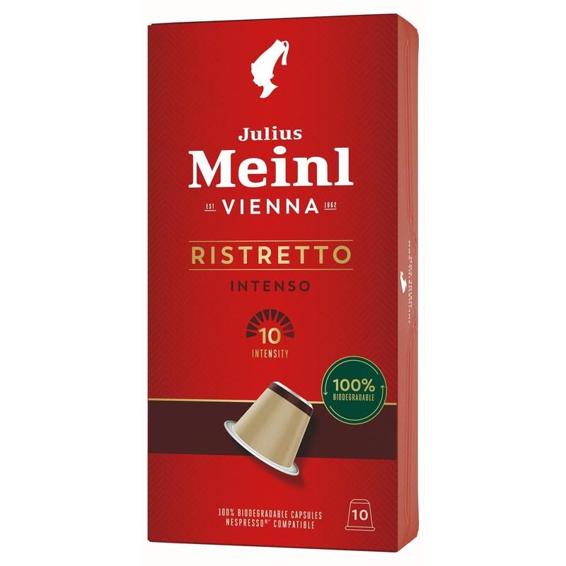 Кофе в капсулах для кофемашин Julius Meinl Ristretto Intenso BIO (10 штук в упаковке)