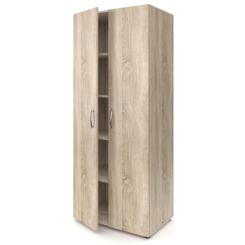 Шкаф для одежды комбинированный (дуб сонома, 800х520х1950 мм) NoName