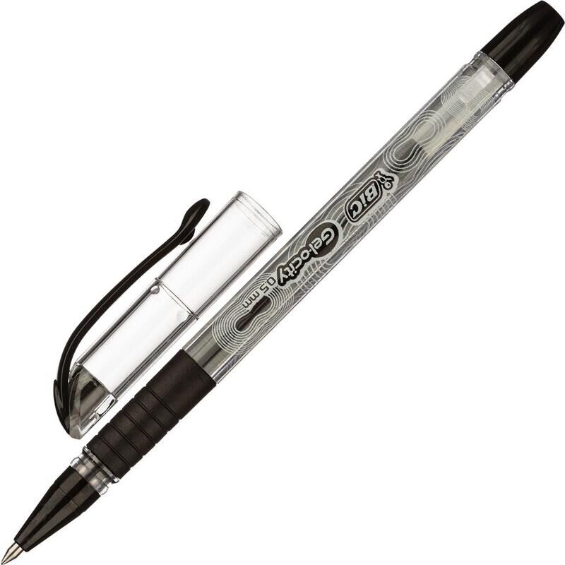 Ручка гелевая неавтоматическая Bic Gelocity Stic черная (толщина линии письма 0.29 мм) BIC