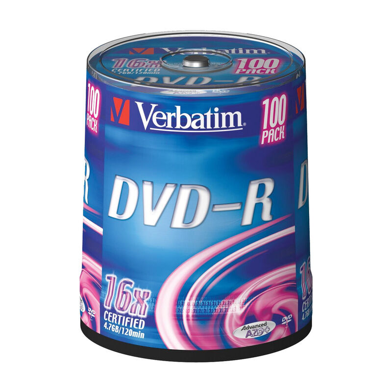 Носители информации Verbatim DVD-R