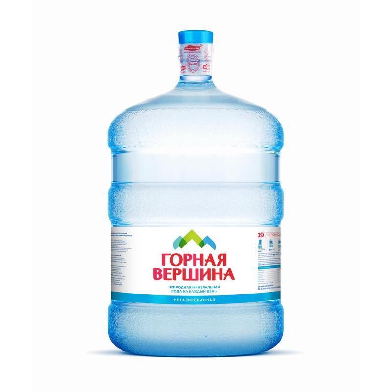 Бутилированная питьевая вода Горная Вершина 19 литров (возвратная тара) Горная вершина