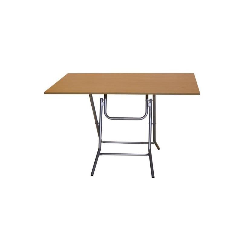 Стол обеденный Ривьера складной (бук/металлик 1200х700х750 мм) бук/металлик NoName