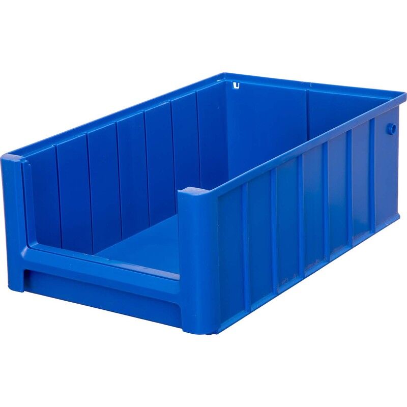 Ящик (лоток) полочный полипропиленовый SK 400х234х140 мм синий морозостойкий NoName