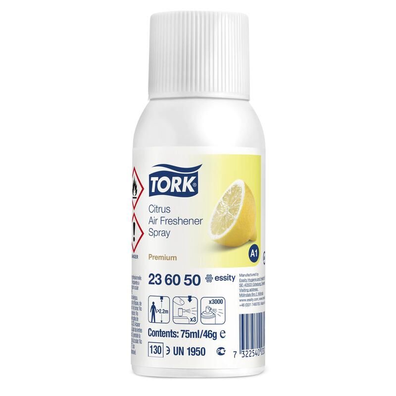 Сменный баллон для автоматического освежителя Tork Premium А1 Citrus 75 мл