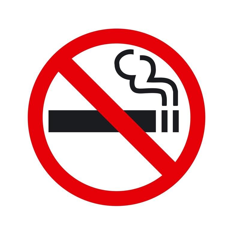 Знак безопасности Запрещается курить P01 (200х200 мм, пленка ПВХ, 10 штук в упаковке) ГАСЗНАК