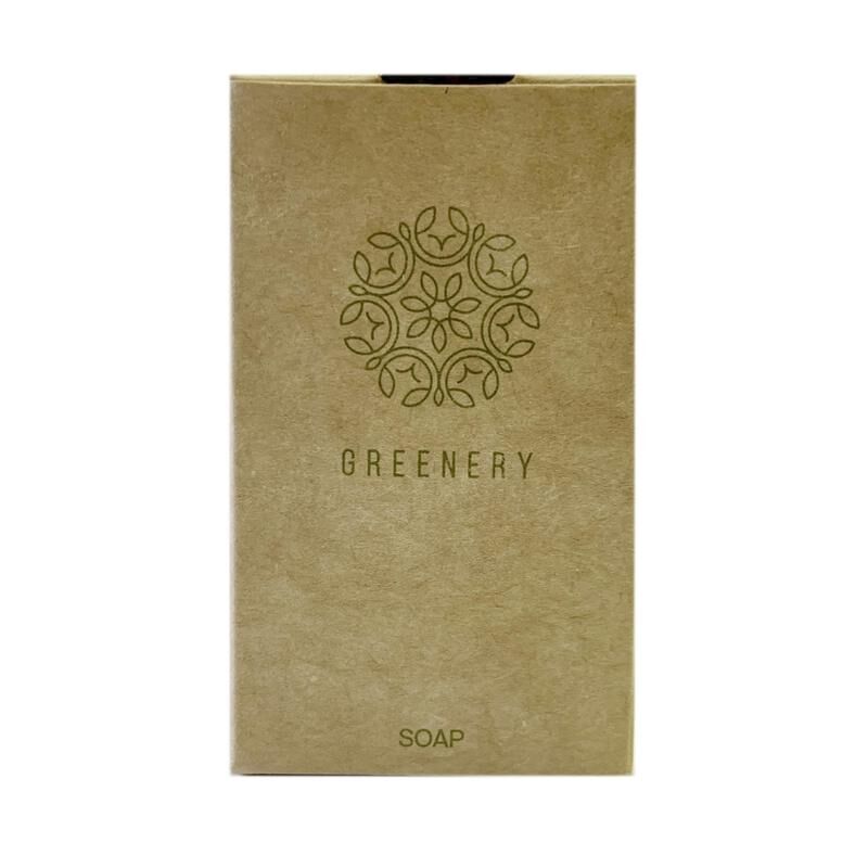 Мыло туалетное Greenery 13 г картон (500 штук в упаковке)