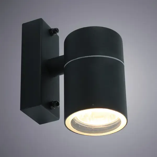 Настенный светильник уличный «Mistero» 1хGU10х35 Вт IP44 цвет чёрный металлик