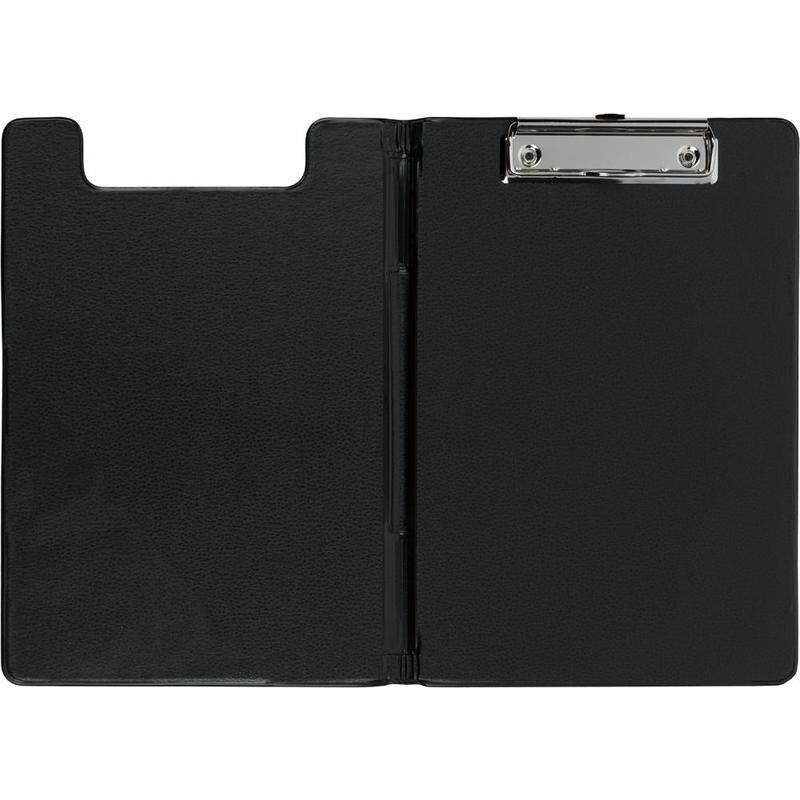 Папка-планшет с зажимом и крышкой Bantex A5 черная