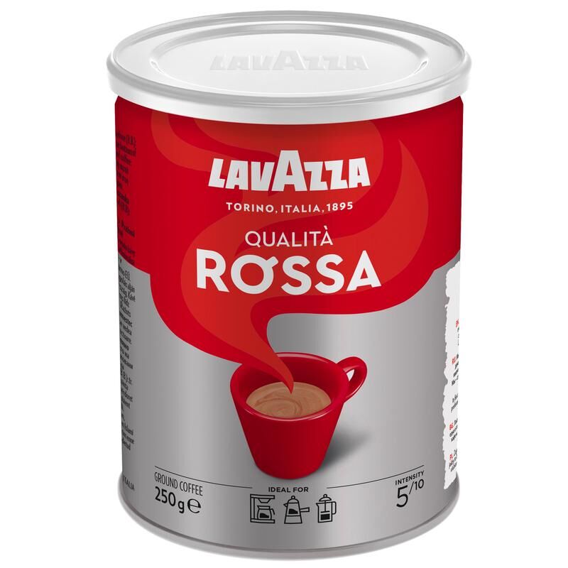Кофе молотый Lavazza Rossa 250 г (жестяная банка)