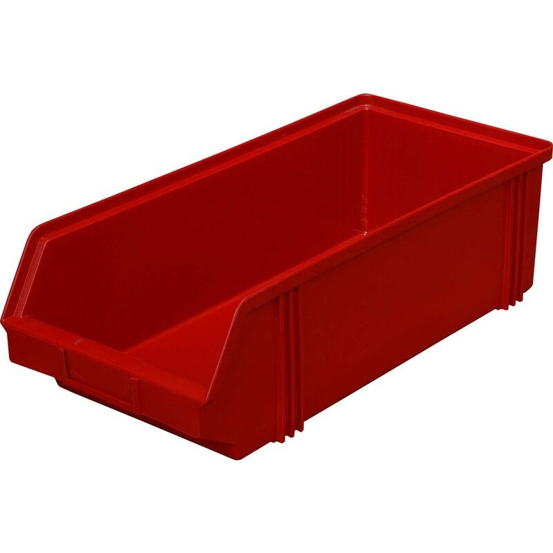 Ящик (лоток) универсальный полипропиленовый 500x230x150 мм красный морозостойкий NoName