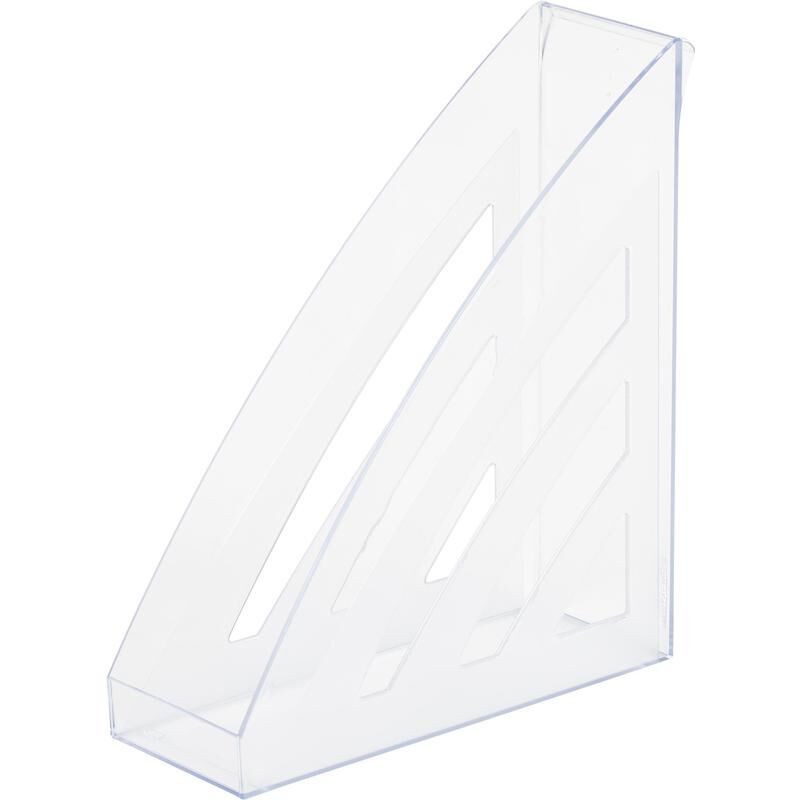 Лоток вертикальный для бумаг 90 мм Attache City пластиковый прозрачный
