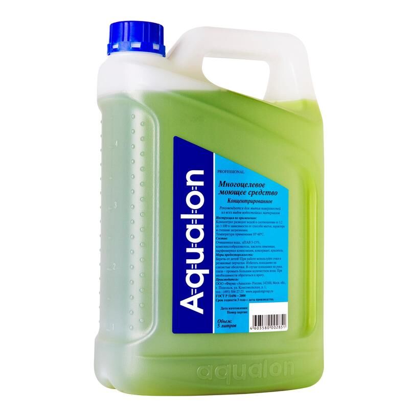 Универсальное чистящее средство Aqualon жидкость 5 л (концентрат) Аквалон