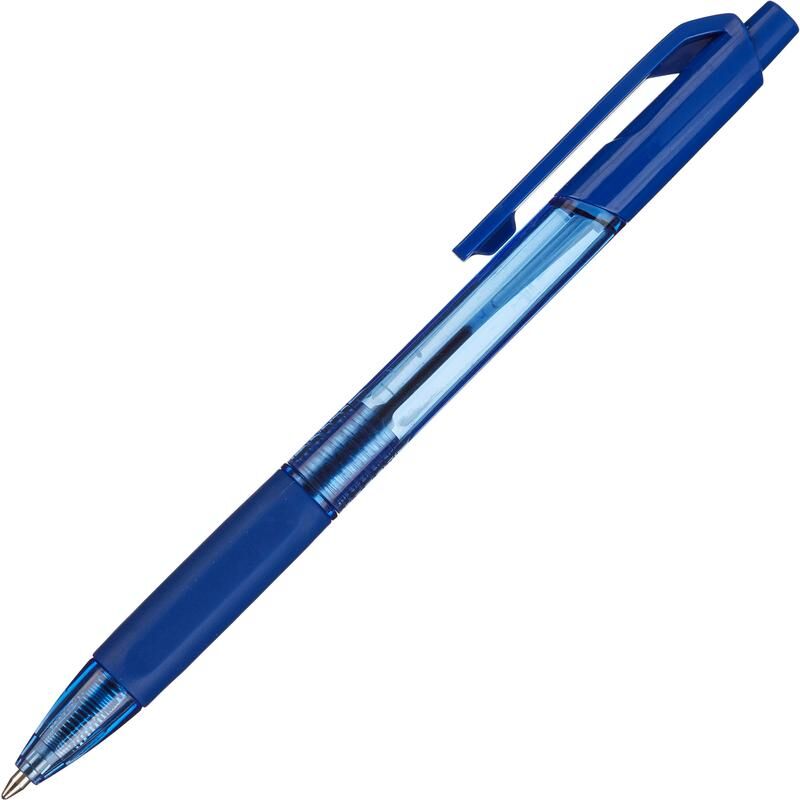 Ручка шариковая автоматическая Deli X-tream синяя (толщина линии 0.4 мм)