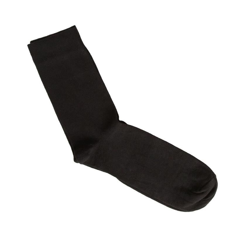 Носки мужские черные без рисунка размер 25 (50 пар в упаковке) NoName
