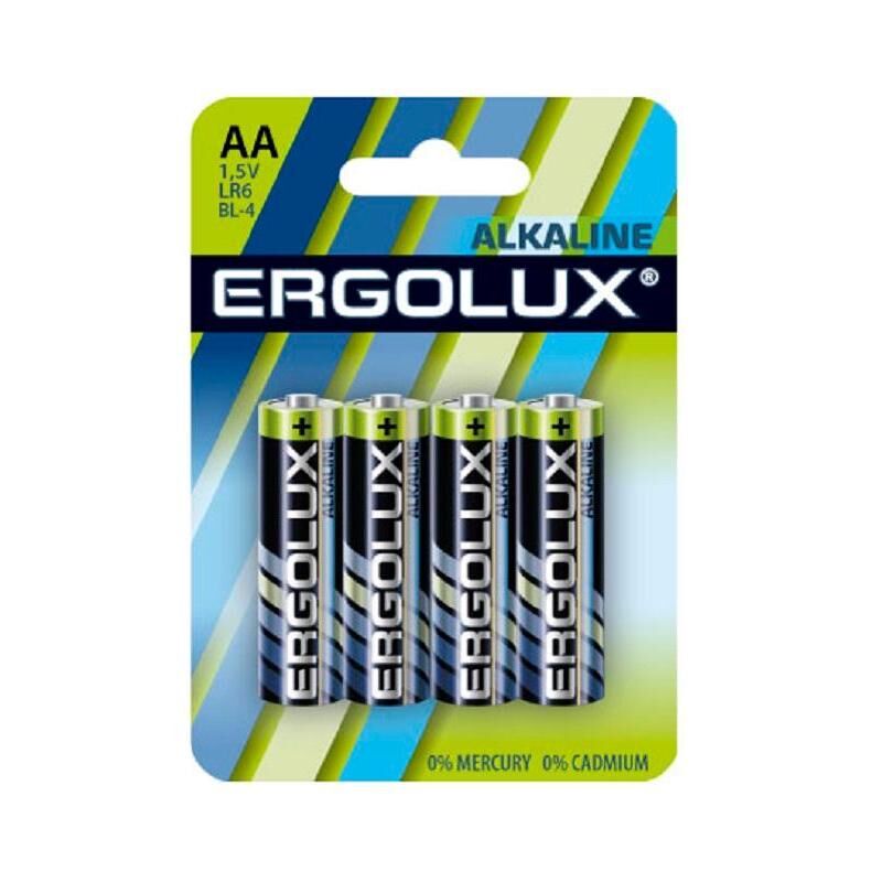 Батарейка Ergolux LR6 BL-4