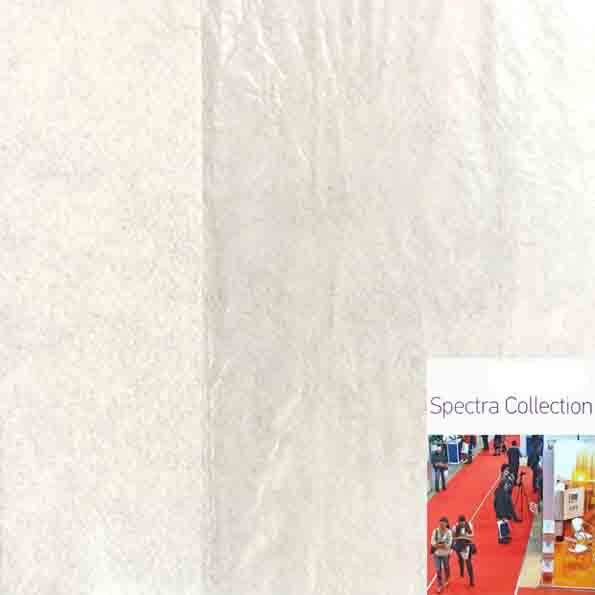 Выставочный ковролин Спектра с защитной пленкой 500, белая, ширина 2 м, рулон 60 кв.м