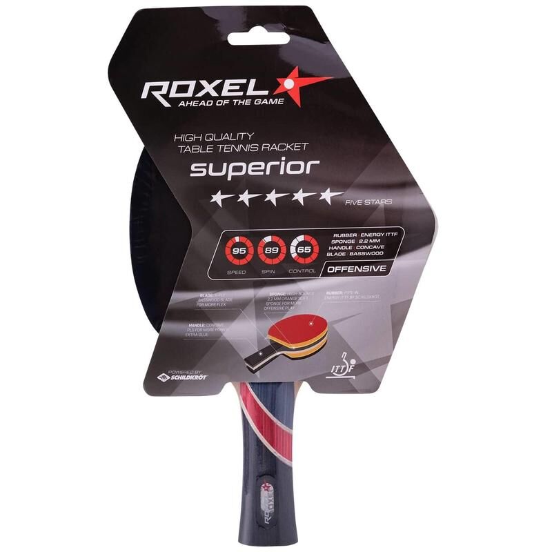 Ракетка для настольного тенниса Roxel 5x Superior коническая