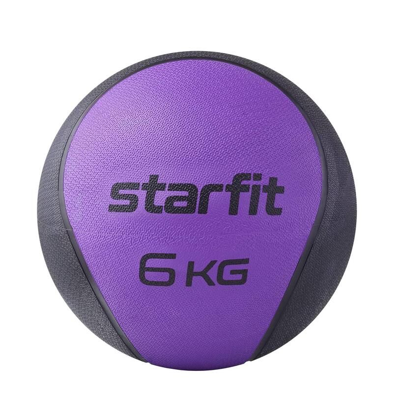 Медбол Starfit GB-702 6 кг фиолетовый (высокая плотность)