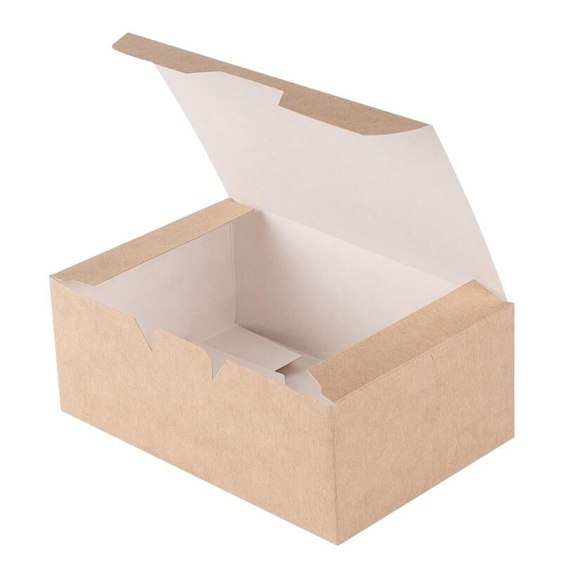 Коробка для снеков OSQ Group Fast Food Box L 150х91х70 мм крафт (500 штук в упаковке) OSQgroup