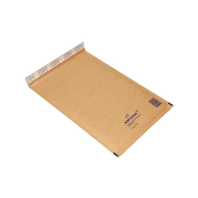 Крафт пакет с воздушной прослойкой 24x34 см (50 штук в упаковке) NoName
