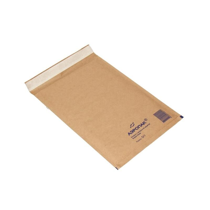 Крафт пакет с воздушной прослойкой 20x27 см (100 штук в упаковке) NoName