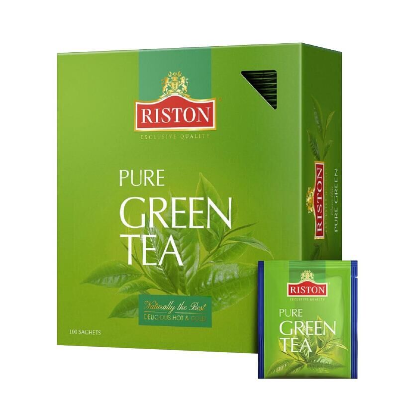 Чай зеленый Riston Pure Green Tea 100 пакетиков