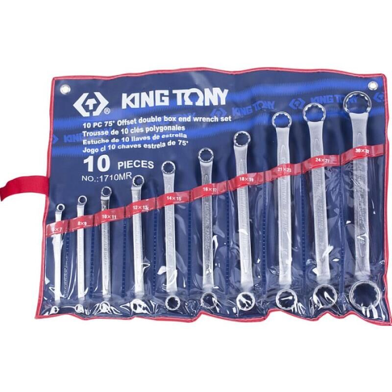 Набор ключей накидных King Tony 1710MR 6-32 мм 10 предметов